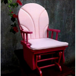 Ghế Lắc Trẻ Em - Màu Hồng : Nệm Ghế CaRo Hồng